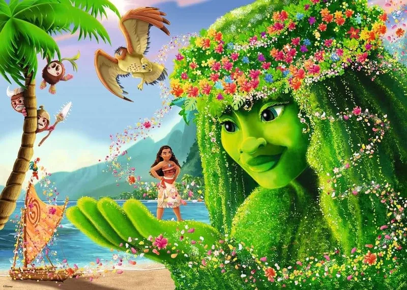 legpuzzel Disney Vaiana 1000 stukjes puzzel Disney. von Ravensburger, Ausgabe Mehrfarbig – Schachtel