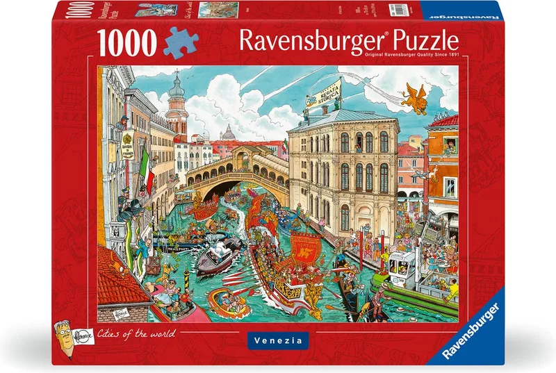 Legpuzzel - Fleroux - 1000 Stukjes from Ravensburger, Venetië edition – box