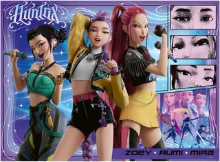 Legpuzzel - Kpop Demon Hunters - Puzzel - Kinderpuzzel 100 XXL Stukjes - Vanaf 6 Jaar van Ravensburger, editie Paars – doos 2 van 2