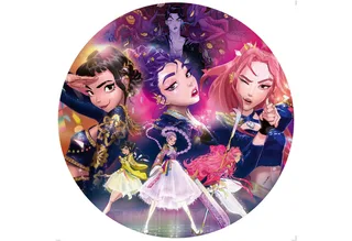 Legpuzzel - Kpop Demon Hunters - Ronde puzzel 500 stukjes von Ravensburger, Ausgabe Mehrfarbig – Schachtel 2 von 2