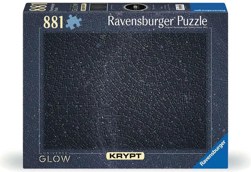 legpuzzel Krypt Universe Glow 881 stukjes glow-in-the-dark. från Ravensburger, utgåva Flerfärgad – kartong
