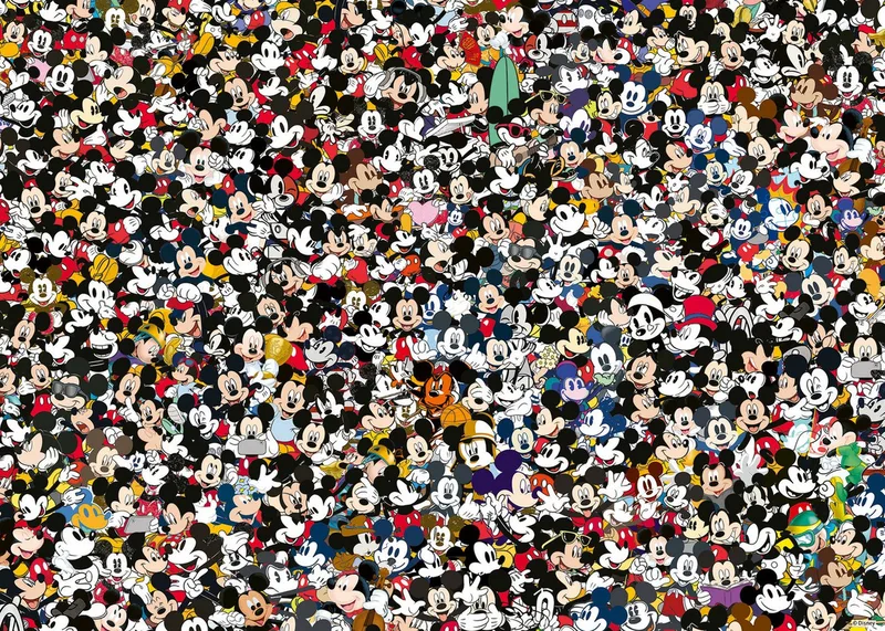 legpuzzel Mickey Mouse 1000 stukjes - Cartoon puzzel. de Ravensburger, édition Multicolore – boîte 2 sur 2