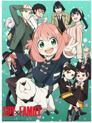 legpuzzel Spy x Family anime 500 stukjes puzzel. fra Ravensburger, Flerfarvet-udgave – æske 1 af 4