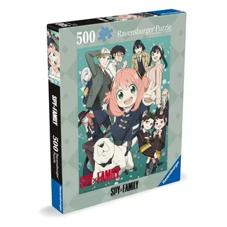 legpuzzel Spy x Family anime 500 stukjes puzzel. fra Ravensburger, Flerfarvet-udgave – æske 2 af 4