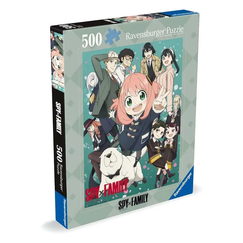 legpuzzel Spy x Family anime 500 stukjes puzzel. fra Ravensburger, Flerfarvet-udgave – æske 2 af 4