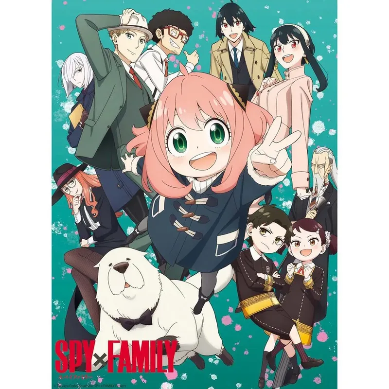 legpuzzel Spy x Family anime 500 stukjes puzzel. fra Ravensburger, Flerfarvet-udgave – æske 3 af 4
