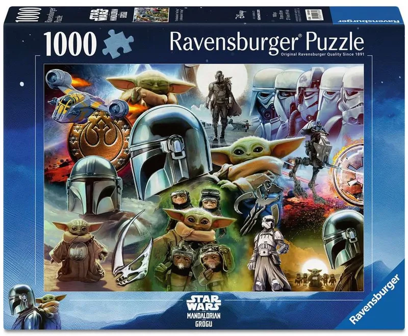 Legpuzzel - Star Wars – 1000 Stukjes – 70 x 50 cm van Ravensburger, editie Meerkleurig – doos 1 van 2
