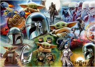 Legpuzzel - Star Wars – 1000 Stukjes – 70 x 50 cm van Ravensburger, editie Meerkleurig – doos 2 van 2