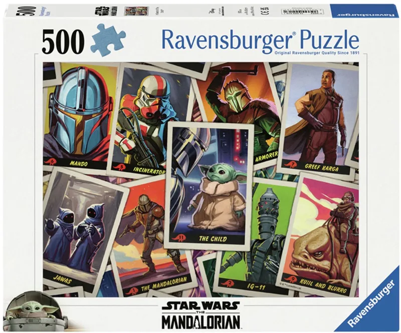 legpuzzel Star Wars The Mandalorian The Child 500 stukjes film. fra Ravensburger, Flerfarvet-udgave – æske