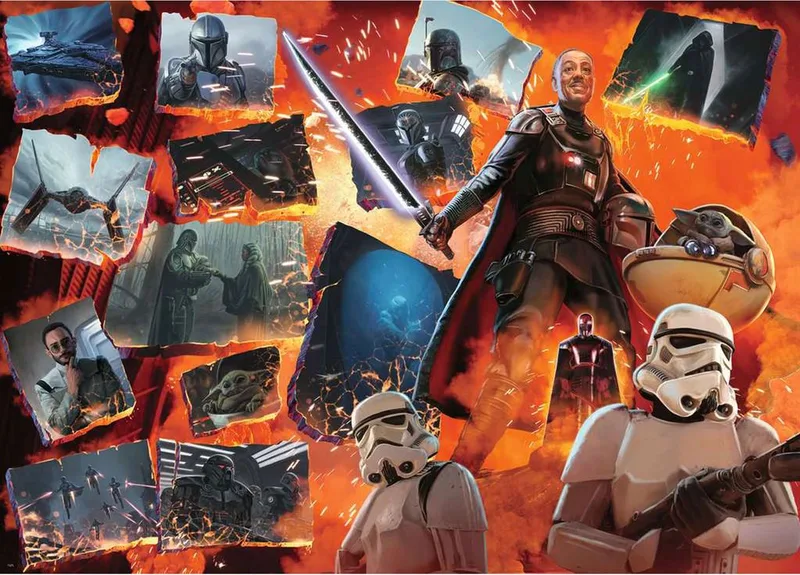 legpuzzel Star Wars Villainous Moff Gideon 1000 stukjes puzzel volwassenen. fra Ravensburger, Flerfarvet-udgave – æske
