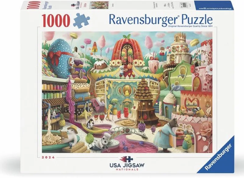 legpuzzel Sweet Street 1000 stukjes kunst puzzel volwassenen. von Ravensburger, Ausgabe Mehrfarbig – Schachtel