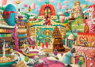 legpuzzel Sweet Street 1000 stukjes kunst puzzel volwassenen. van Ravensburger, editie Meerkleurig – doos 4 van 4