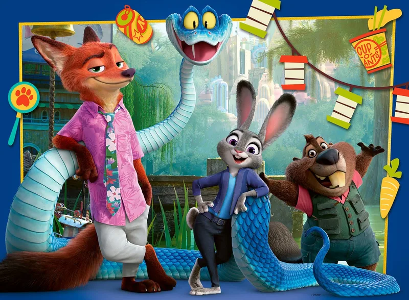legpuzzel Zootopia XXL 100 stukjes kinderpuzzel. from Ravensburger, Multicolour edition – box 2 of 2