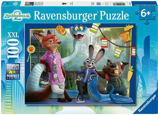 legpuzzel Zootopia XXL 100 stukjes kinderpuzzel. from Ravensburger, Multicolour edition – box 1 of 2