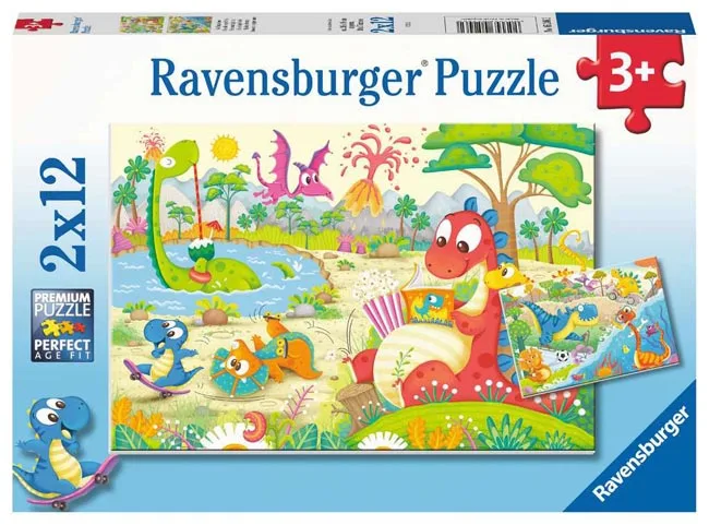 Lievelingsdino's (2x 12) de Ravensburger – boîte