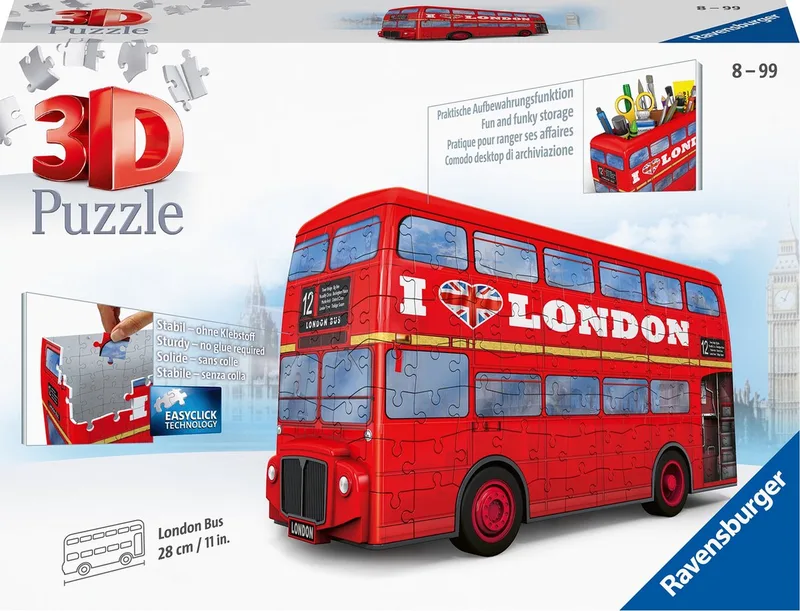 London Bus - 3D puzzel - 216 stukjes from Ravensburger, Multicolour edition – box