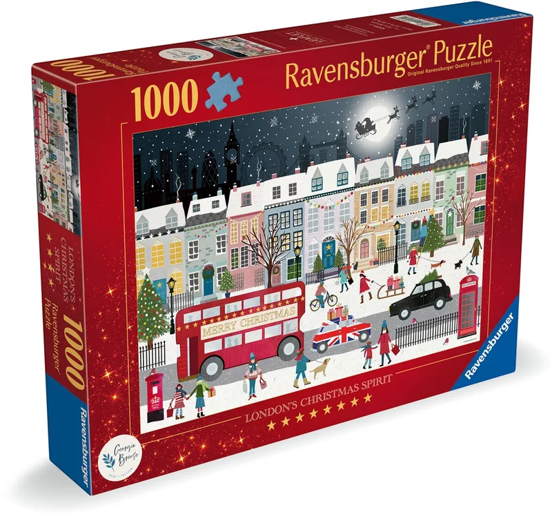 Londonâ€™s Christmas Spirit - Legpuzzel - 1000 Stukjes van Ravensburger, editie Meerkleurig – doos
