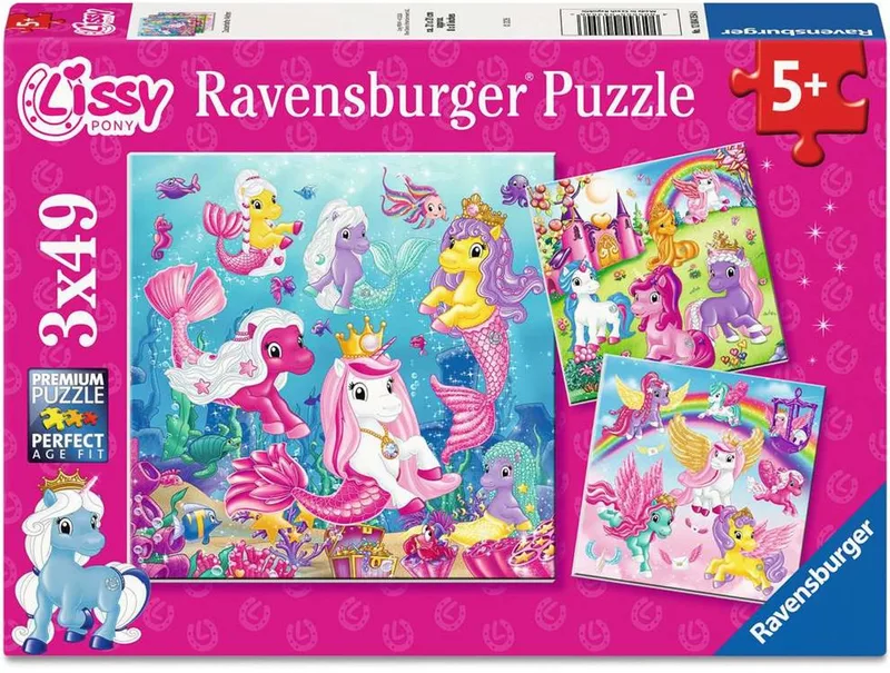 Magical Worlds Puzzel - Kinderpuzzel 49 Stukjes - Vanaf 5 Jaar von Ravensburger, Ausgabe Mehrfarbig – Schachtel