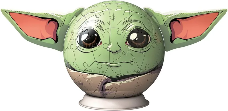 Mandalorian Grogu met oren - 3D Puzzel van Ravensburger, editie Meerkleurig – doos 2 van 2