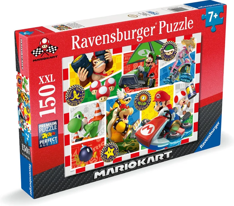 Mario Kart - Legpuzzel - 150 XXL-Stukjes de Ravensburger, édition Multicolore – boîte 1 sur 3