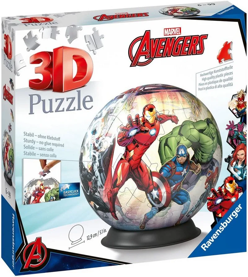 Marvel Avengers - 3D Puzzel - 72 stukjes from Ravensburger, Multicolour edition – box 3 of 4