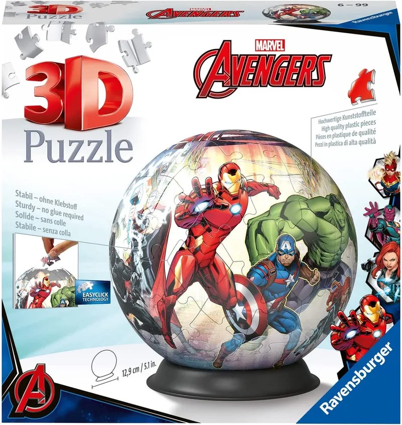 Marvel Avengers - 3D Puzzel - 72 stukjes from Ravensburger, Multicolour edition – box 1 of 4