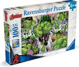 Marvel Hulk - Legpuzzel - 100 XXL-Stukjes van Ravensburger, editie Meerkleurig – doos 1 van 2
