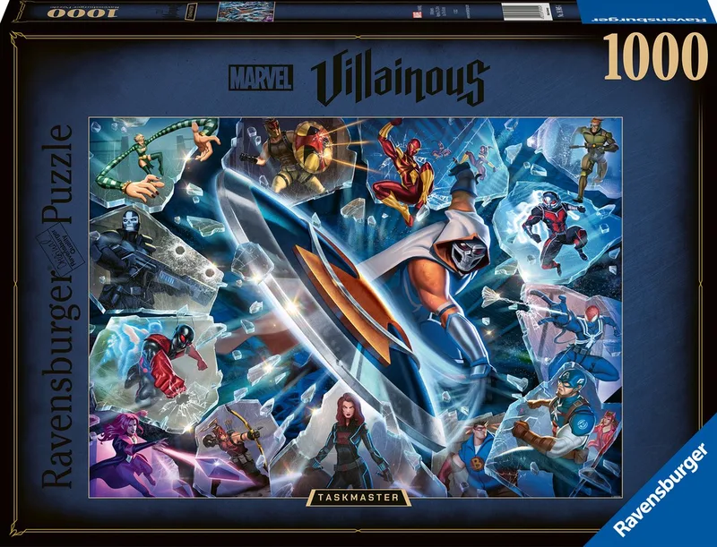 Marvel Villainous - Legpuzzel - 1000 stukjes van Ravensburger, editie Taskmaster – doos