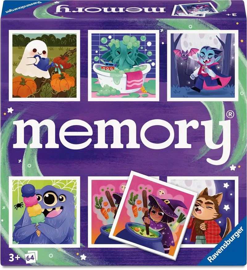 memory® Scary - Geheugenspel - Kinderspel - Vanaf 3 Jaar from Ravensburger – box