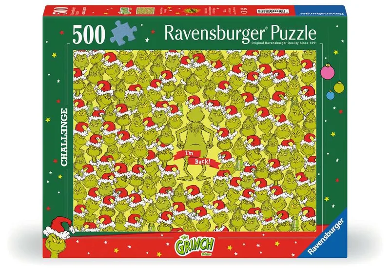 Merry Grinchmas Challenge (500) from Ravensburger – box
