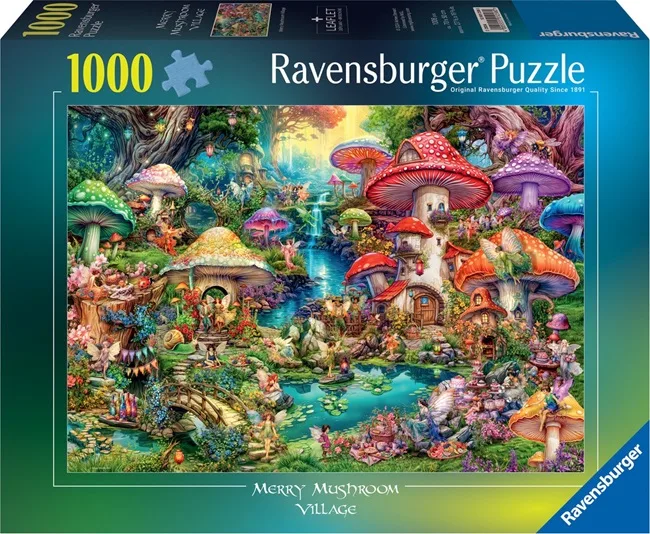 Merry Mushroom Village (1000) from Ravensburger – box 1 of 5
