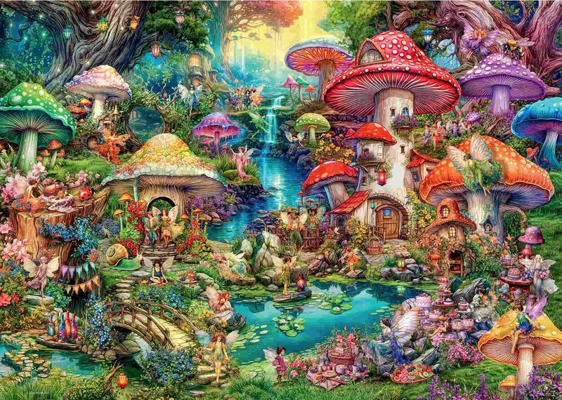 Merry Mushroom Village (1000) from Ravensburger – box 3 of 5