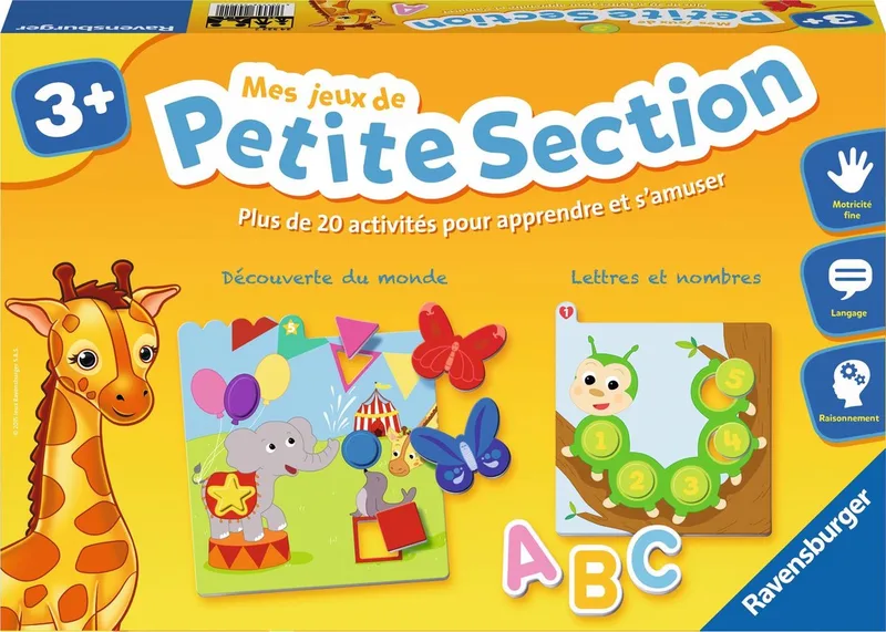 Mes Jeux de Petite Section - Franstalig - Educatief spel van Ravensburger, editie Multicolor – doos