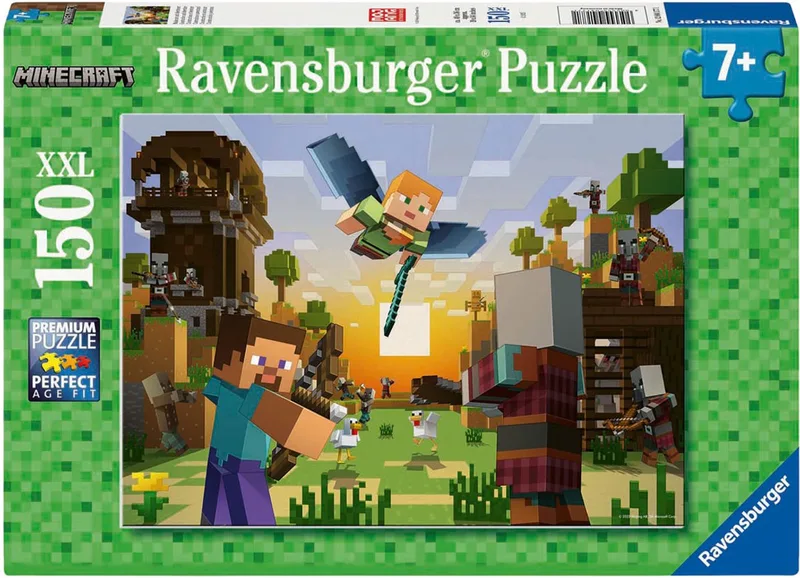 Minecraft legpuzzel XXL - 150 stukjes from Ravensburger, Multicolour edition – box