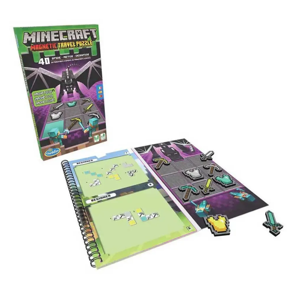 Minecraft Magnetiskt Reisespel Spanska från Ravensburger – kartong