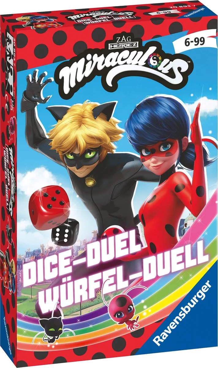Miraculous DiceDuel from Ravensburger, Multicolor edition – box