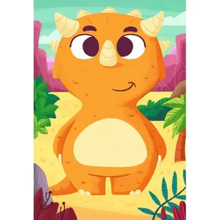 Mix & Match puzzel Schattige dino´s - Legpuzzel - 3x24 stukjes von Ravensburger, Ausgabe Mehrfarbig – Schachtel 4 von 4