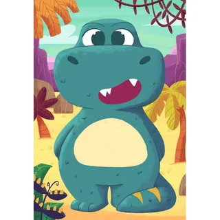 Mix & Match puzzel Schattige dino´s - Legpuzzel - 3x24 stukjes von Ravensburger, Ausgabe Mehrfarbig – Schachtel 3 von 4