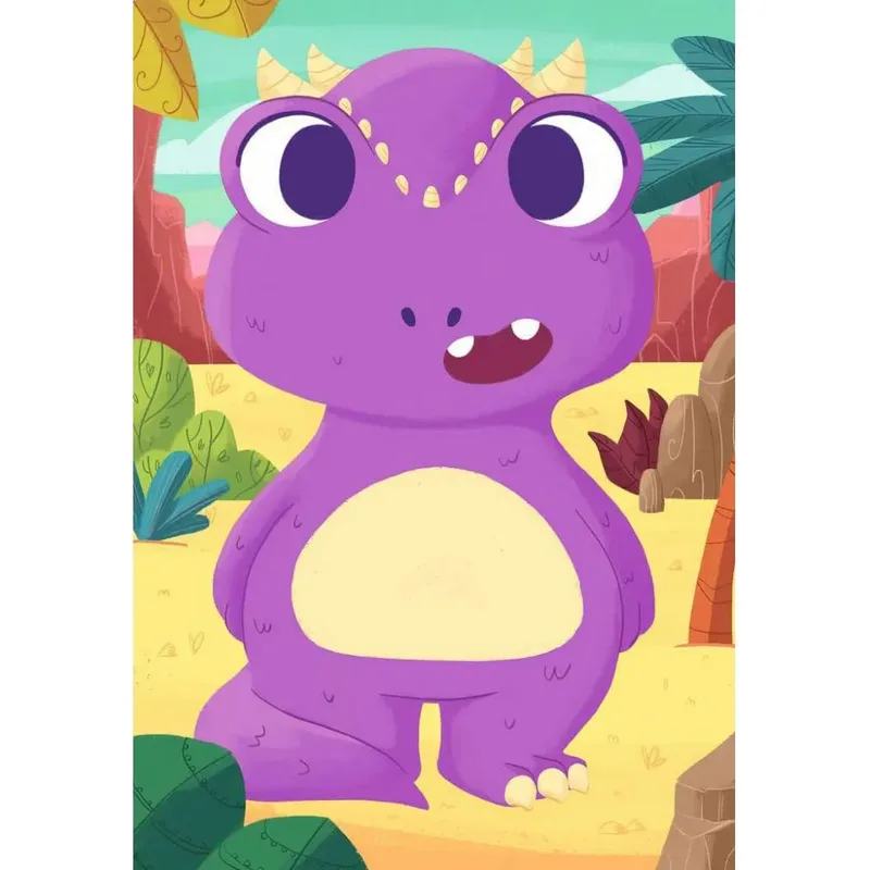 Mix & Match puzzel Schattige dino´s - Legpuzzel - 3x24 stukjes von Ravensburger, Ausgabe Mehrfarbig – Schachtel 2 von 4