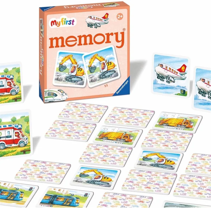 My first memory® Kaartspel - Voertuigen from Ravensburger – box