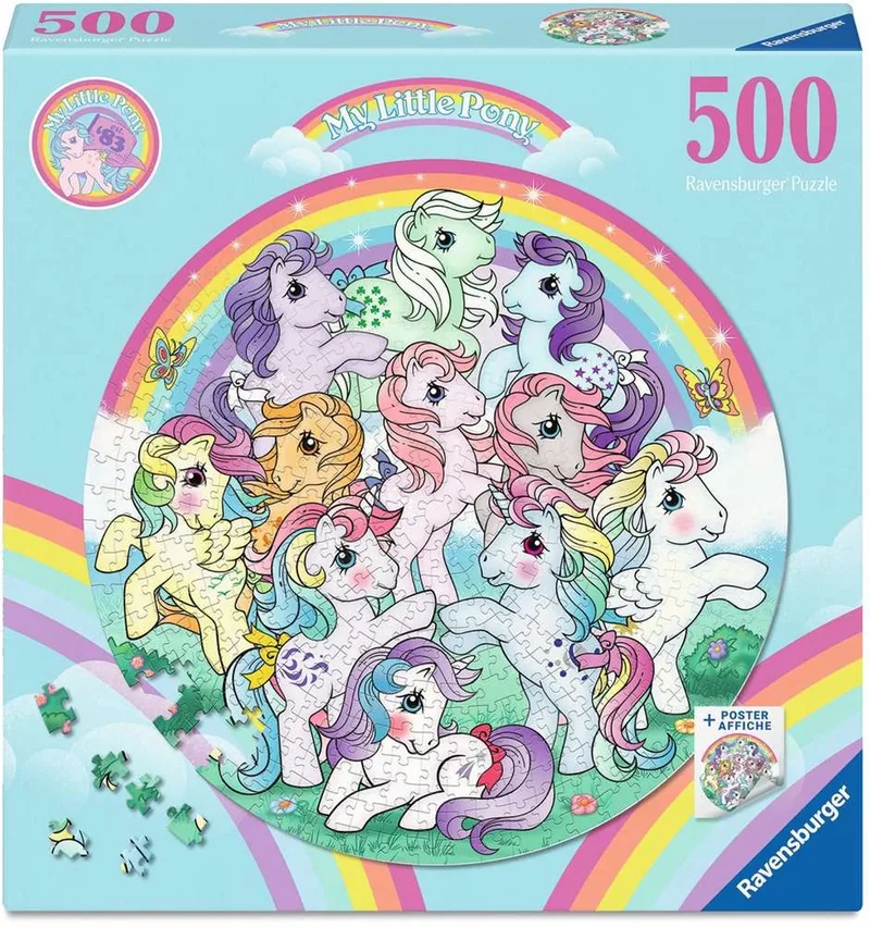 My Little Pony Circle of Colors Puzzel 500 Stukjes Rond from Ravensburger, Multicolour edition – box