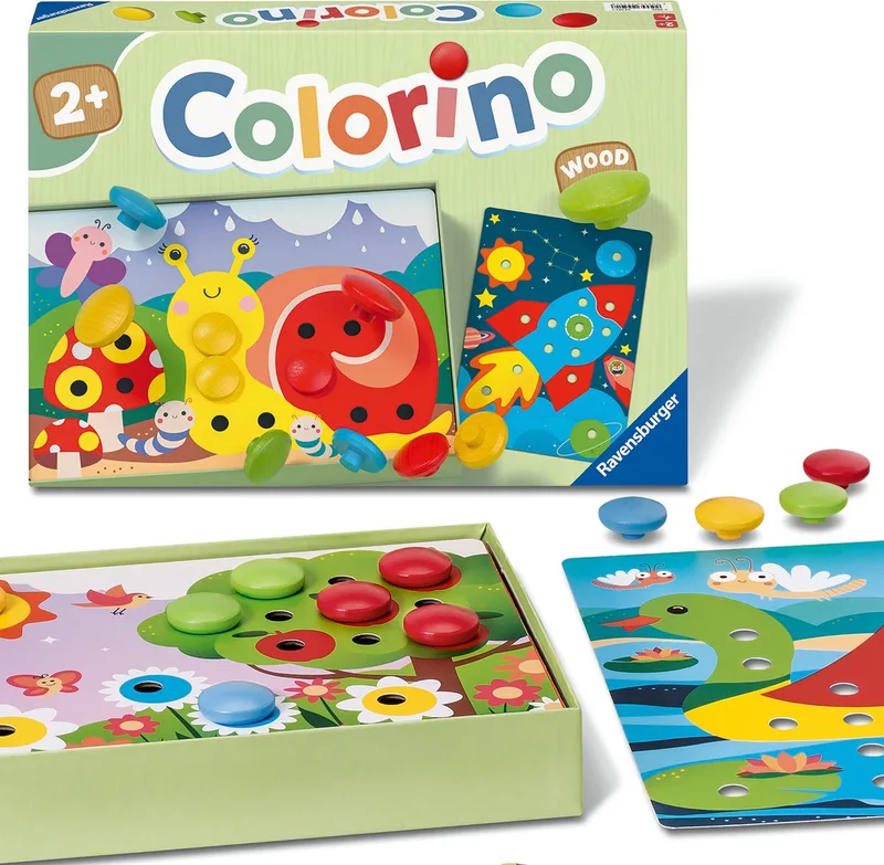 My Wooden Colorino - Educatief Spel - Vanaf 2 Jaar from Ravensburger, Meerkleurig edition – box