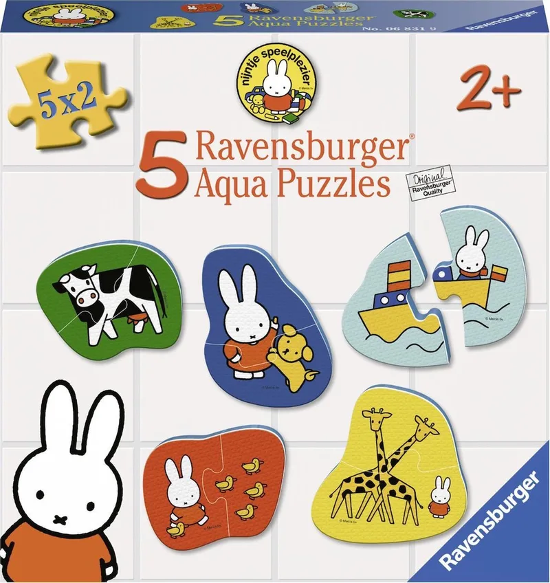 nijntje aqua puzzel from Ravensburger, Multicolor edition – box