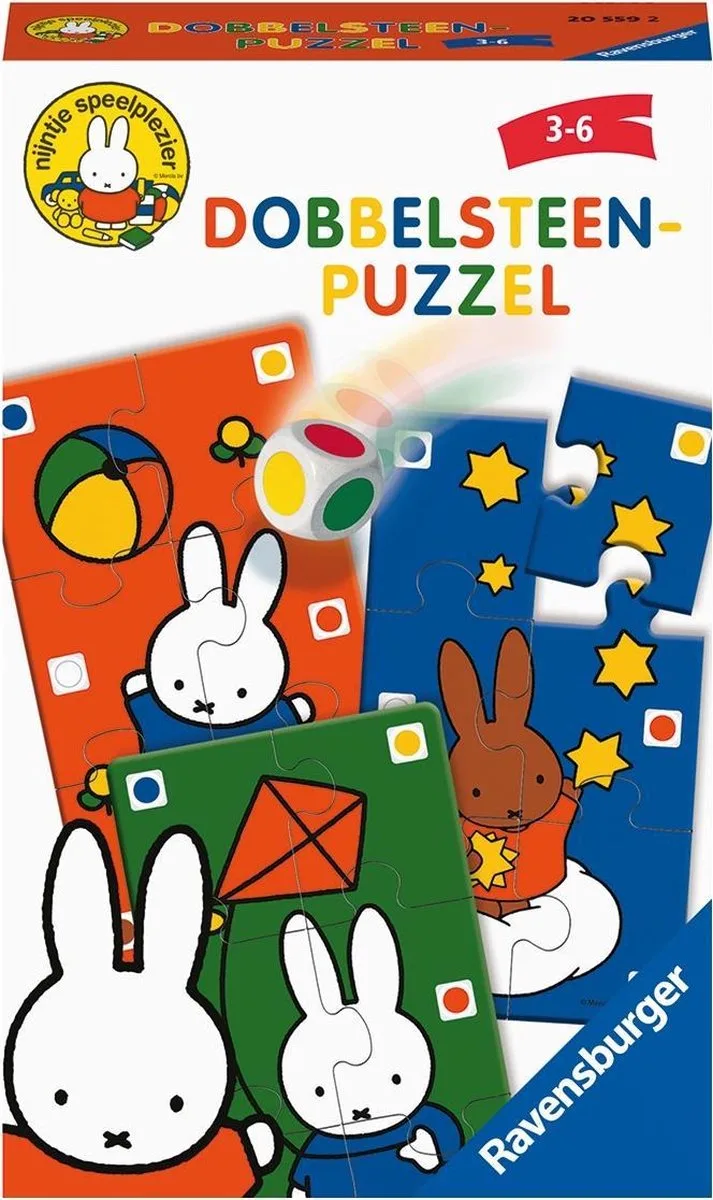 Nijntje dobbelpuzzel de Ravensburger, édition Multi color – boîte