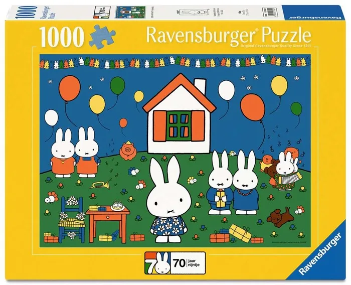 Nijntje viert haar 70e verjaardag (1000) from Ravensburger – box