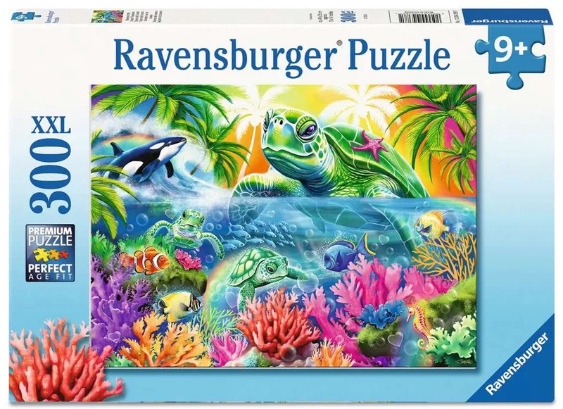 Ocean Treasures Puzzel 300 XXL Stukjes | Kinderpuzzel vanaf 9 Jaar | Onderwaterwereld & Zeedieren from Ravensburger, Multicolour edition – box