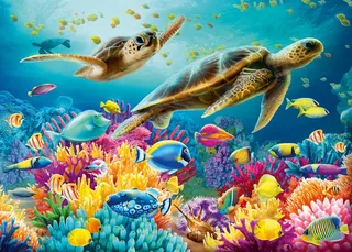 Onderwaterwereld 1000pcs von Ravensburger, Ausgabe Blau – Schachtel 2 von 2