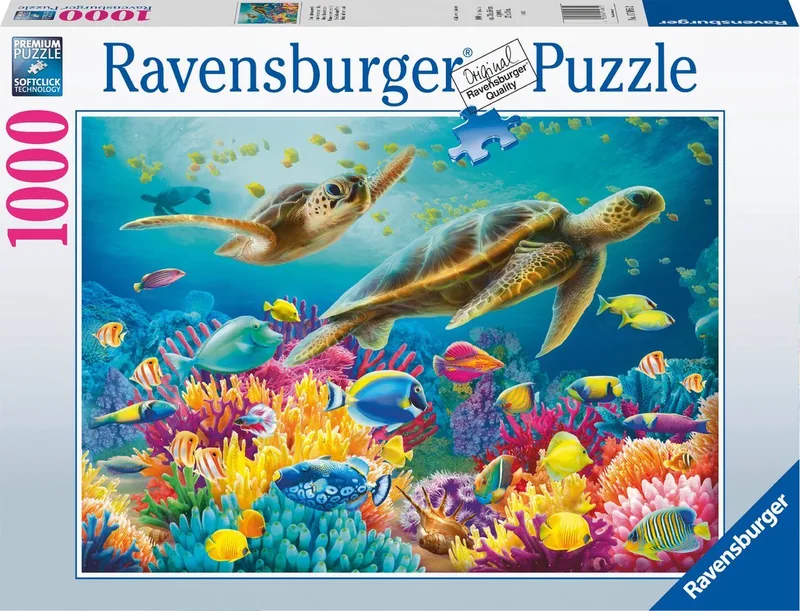 Onderwaterwereld 1000pcs von Ravensburger, Ausgabe Blau – Schachtel 1 von 2