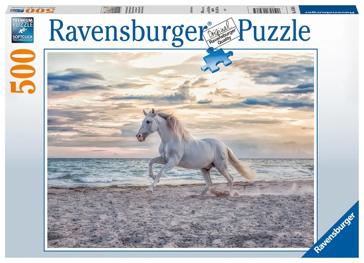 Paard op het Strand (500 Stukjes) from Ravensburger – box
