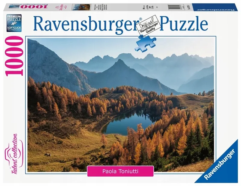 Paola Toniutti 1000 elementai van Ravensburger, editie Blauw – doos